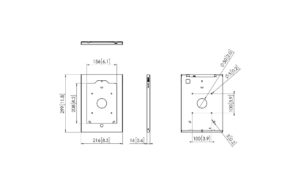 Vogel's Prof PTS 1238 Tabletgehäuse für iPad 10.2