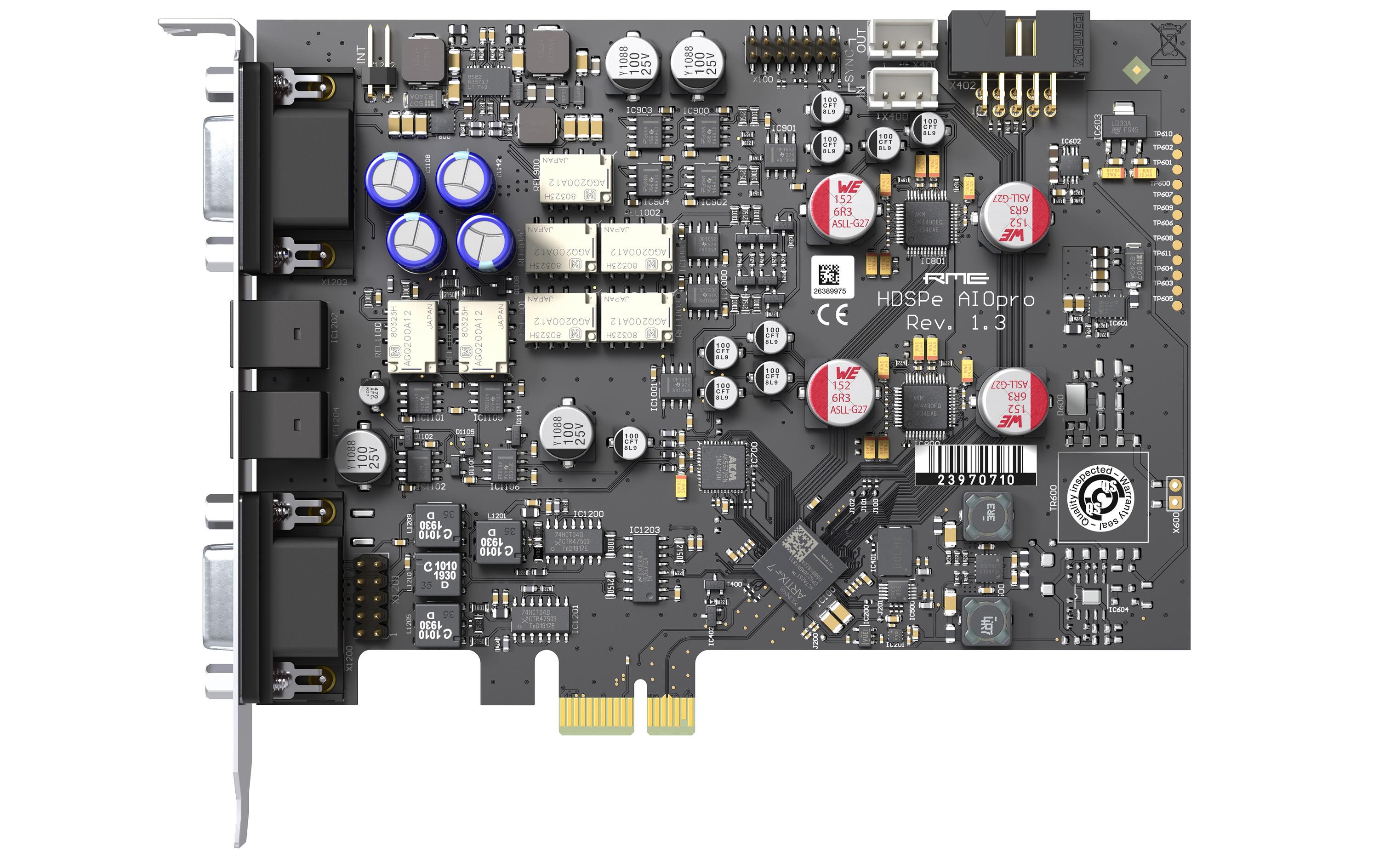 1170765_1 - Mediatech RME HDSPe AIO Pro 38-Kanal 24-bit/192kHz, PCI Express Card