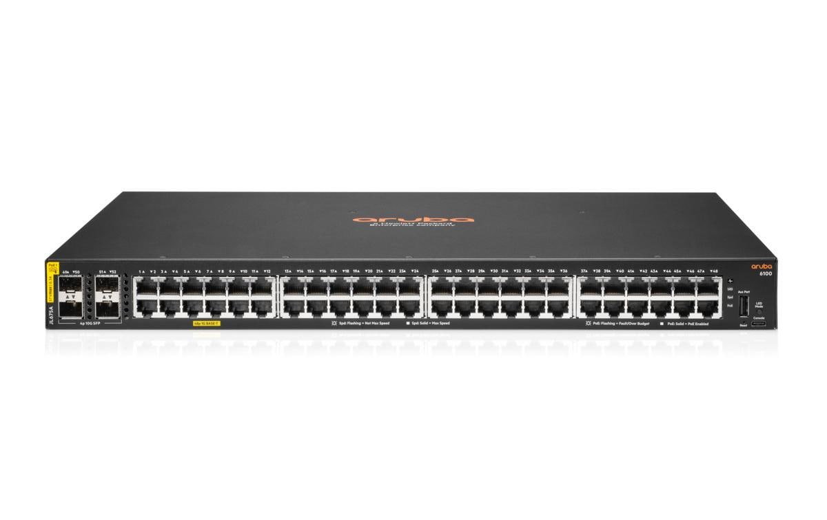 1171061_1 - Mediatech HPE Aruba CX 6100 48G PoE+ 48x 1Gb, 4x SFP+, 370W