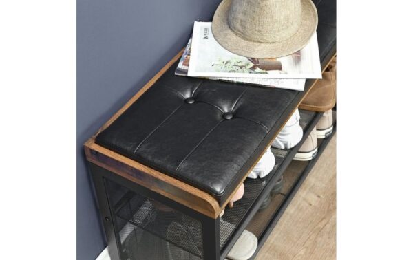 1171302_5 - Mediatech Vasagle Schuhgestell mit Polster 80 x 30 x 48 cm, Traglast 90 kg
