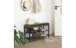 1171302_6 - Mediatech Vasagle Schuhgestell mit Polster 80 x 30 x 48 cm, Traglast 90 kg