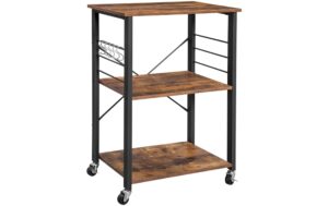 1171323 - Mediatech Vasagle Lagerregal mit 6 Haken 60 x 40 x 89 cm, Belastbarkeit 80 kg kaufen Schweiz | Mediatech.ch