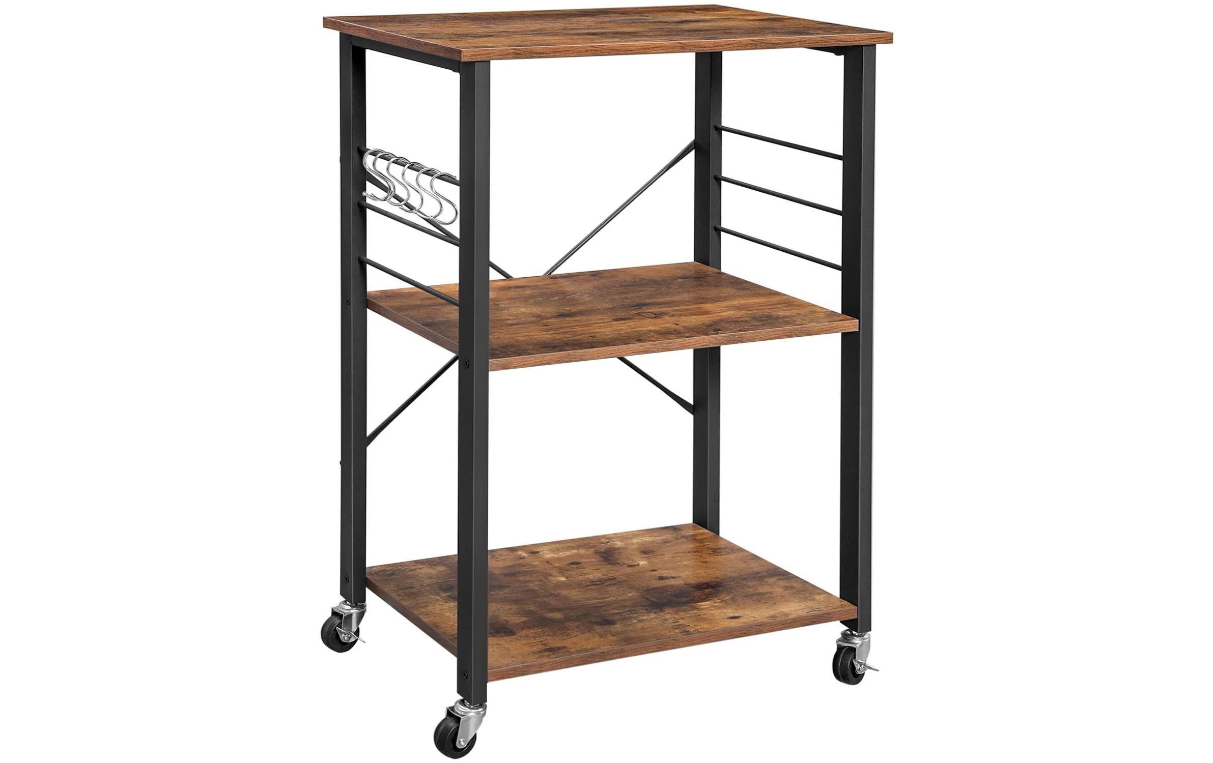 1171323 - Mediatech Vasagle Lagerregal mit 6 Haken 60 x 40 x 89 cm, Belastbarkeit 80 kg kaufen Schweiz | Mediatech.ch