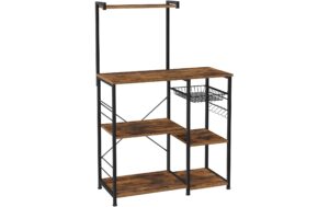 1171324 - Mediatech Vasagle Lagerregal mit 6 Haken 90 x 40 x 132 cm, Traglast verschieden kaufen Schweiz | Mediatech.ch