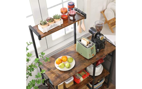 1171324_3 - Mediatech Vasagle Lagerregal mit 6 Haken 90 x 40 x 132 cm, Traglast verschieden