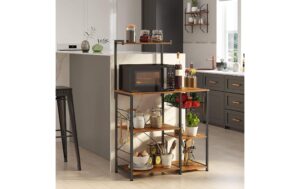 1171324_5 - Mediatech Vasagle Lagerregal mit 6 Haken 90 x 40 x 132 cm, Traglast verschieden