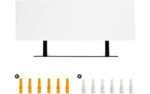 1172454_2 - Mediatech Songmics Wandregal Weiss, Holz 60 x 20 x 3.8 cm, Traglast 10-15kg,