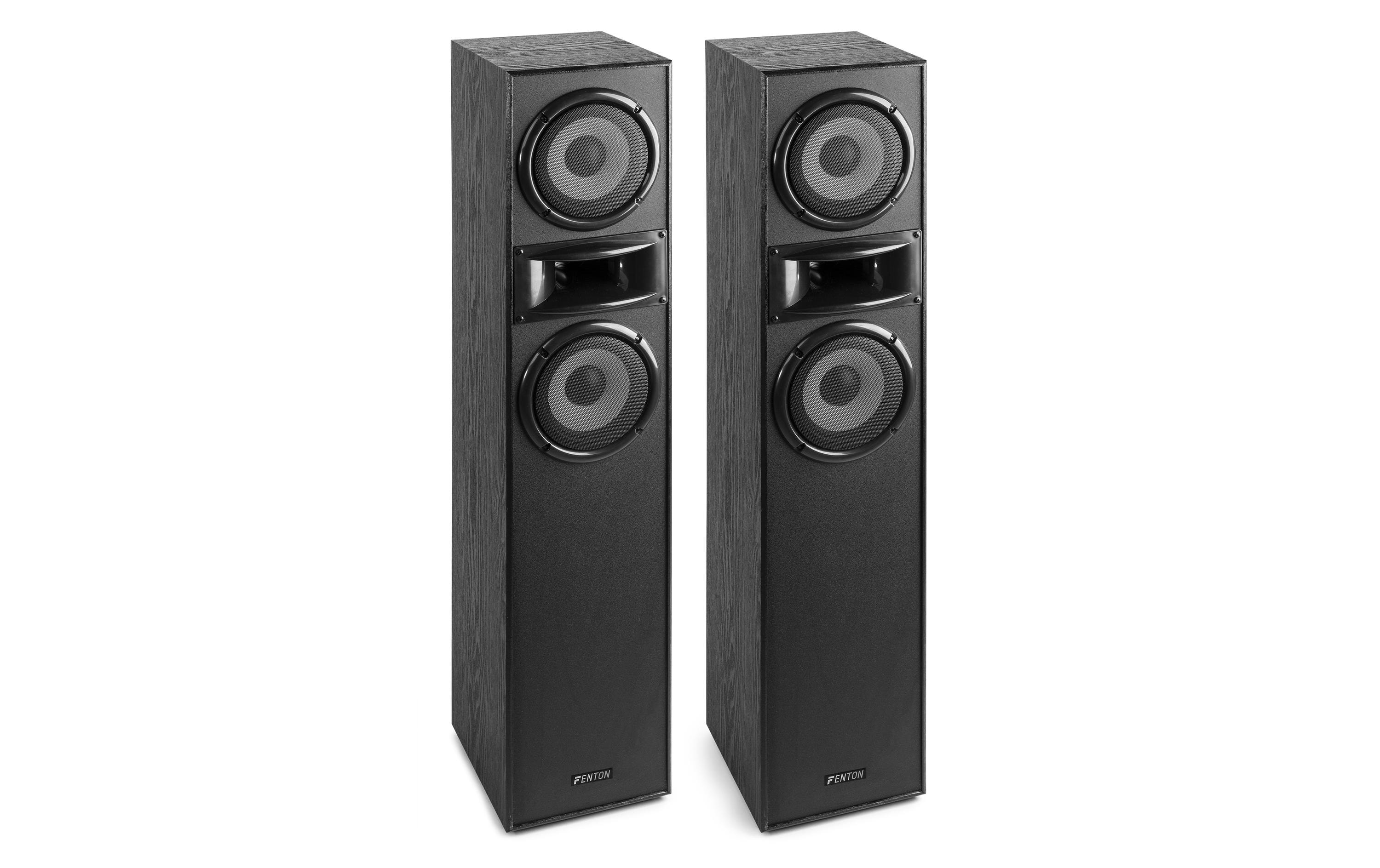 1174116_1 - Mediatech Fenton SHF700B HiFi-Lautsprecherset, 400W, schwarz