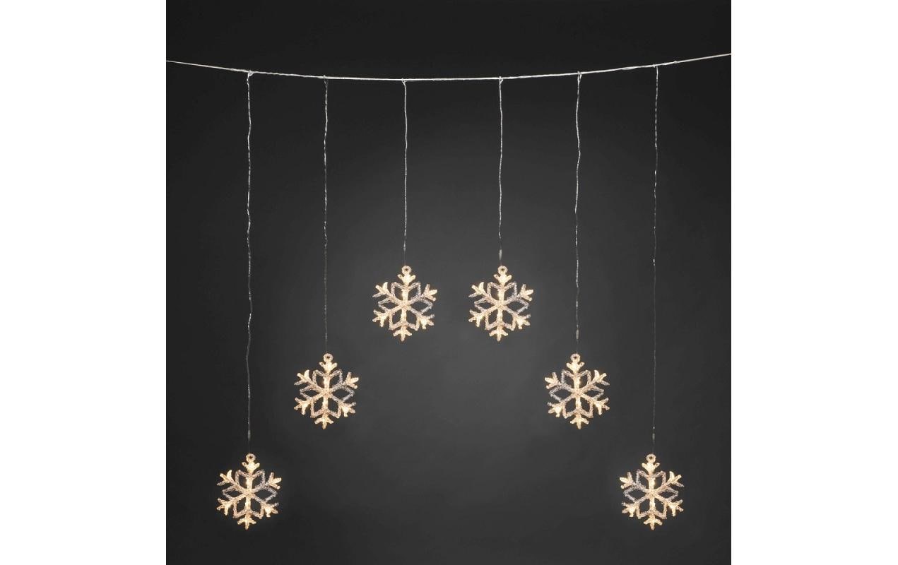 1177045_1 - Mediatech Konstsmide LED Lichtervorhang Schneeflocke 48 warm weisse Dioden, outdoor