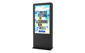 Peerless-AV KIPC2555B-3-EUK Kiosk 55, Back-to-Back 3, Portrait, Schw