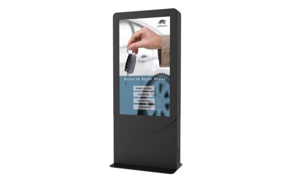 Peerless-AV KIPC2555B-3-EUK Kiosk 55, Back-to-Back 3, Portrait, Schw
