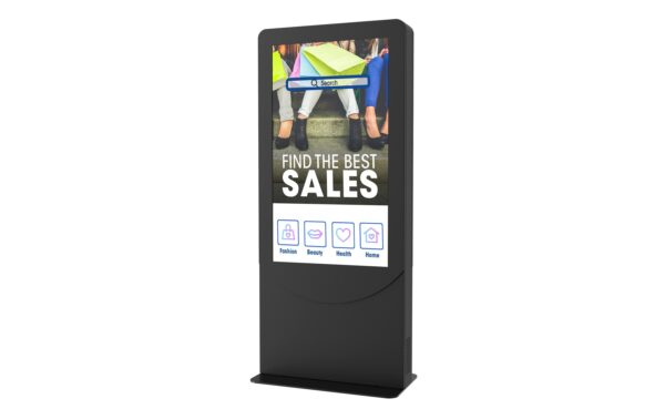 Peerless-AV KIPC2555B-3-EUK Kiosk 55, Back-to-Back 3, Portrait, Schw