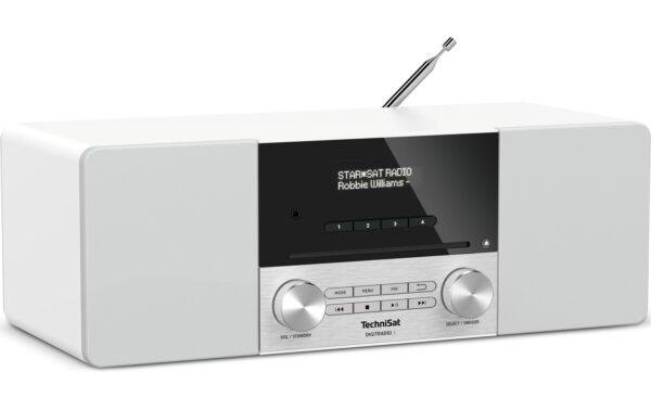 Technisat DigitRadio 3, DAB+ RAdio Weiss, CD, BT