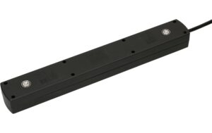 Max Hauri Steckerleiste SafetyLine ClipClap USB A C,5xT13,schwarz,Kombi-Überstromschutz