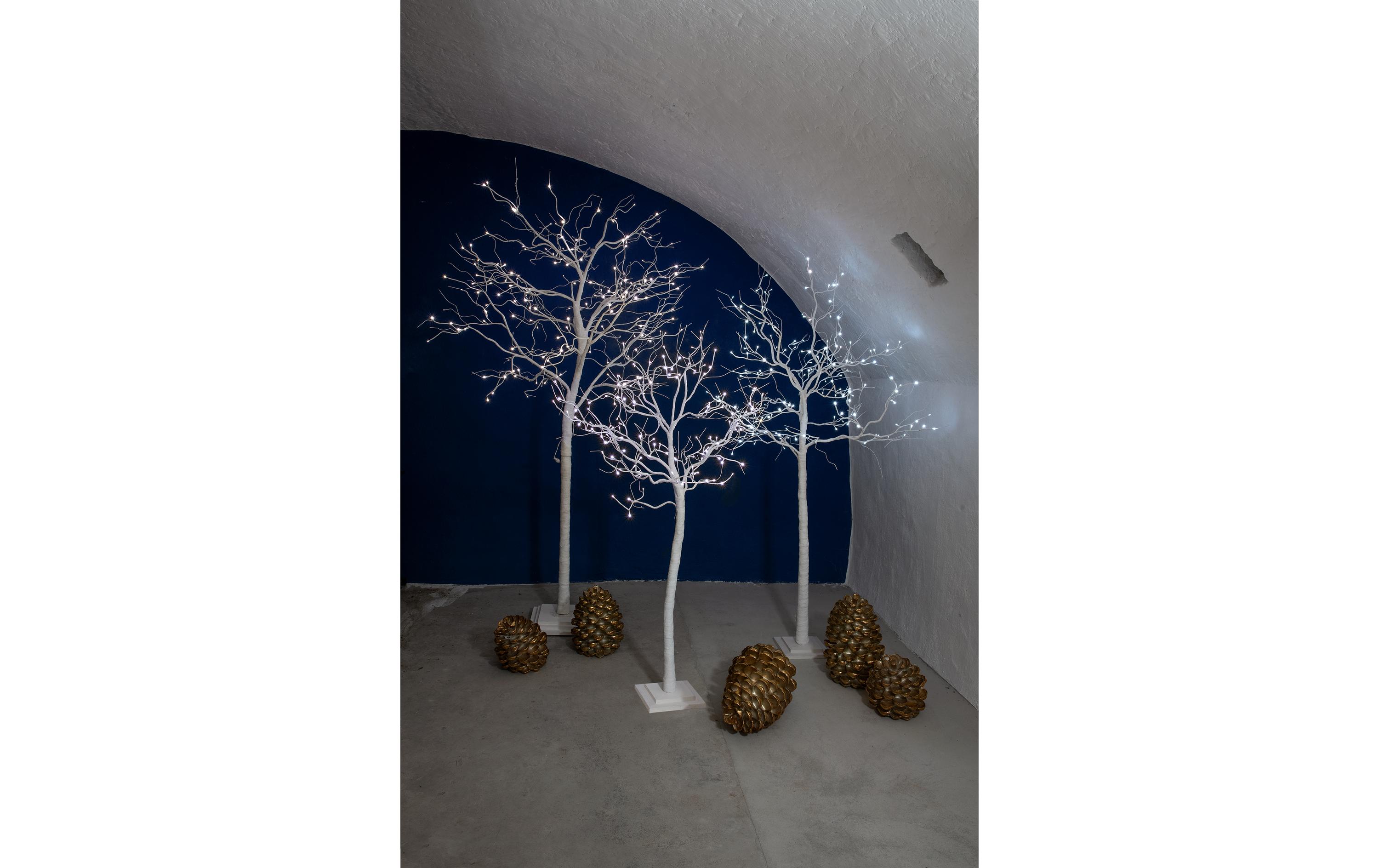 1181778_1 - Mediatech STT Weihnachtsbaum Fairy tale 150cm white indoor, 138LED ww, H150cm