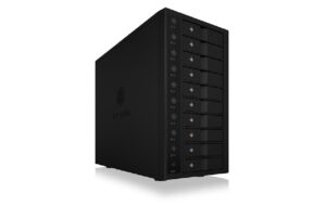 ICY BOX ext. 10x3.5 Gehäuse IB-3810-C31 schwarz, USB3.1, SATA4,