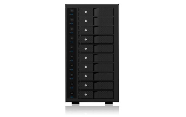 1183665_3 - Mediatech ICY BOX ext. 10x3.5 Gehäuse IB-3810-C31 schwarz, USB3.1, SATA4,