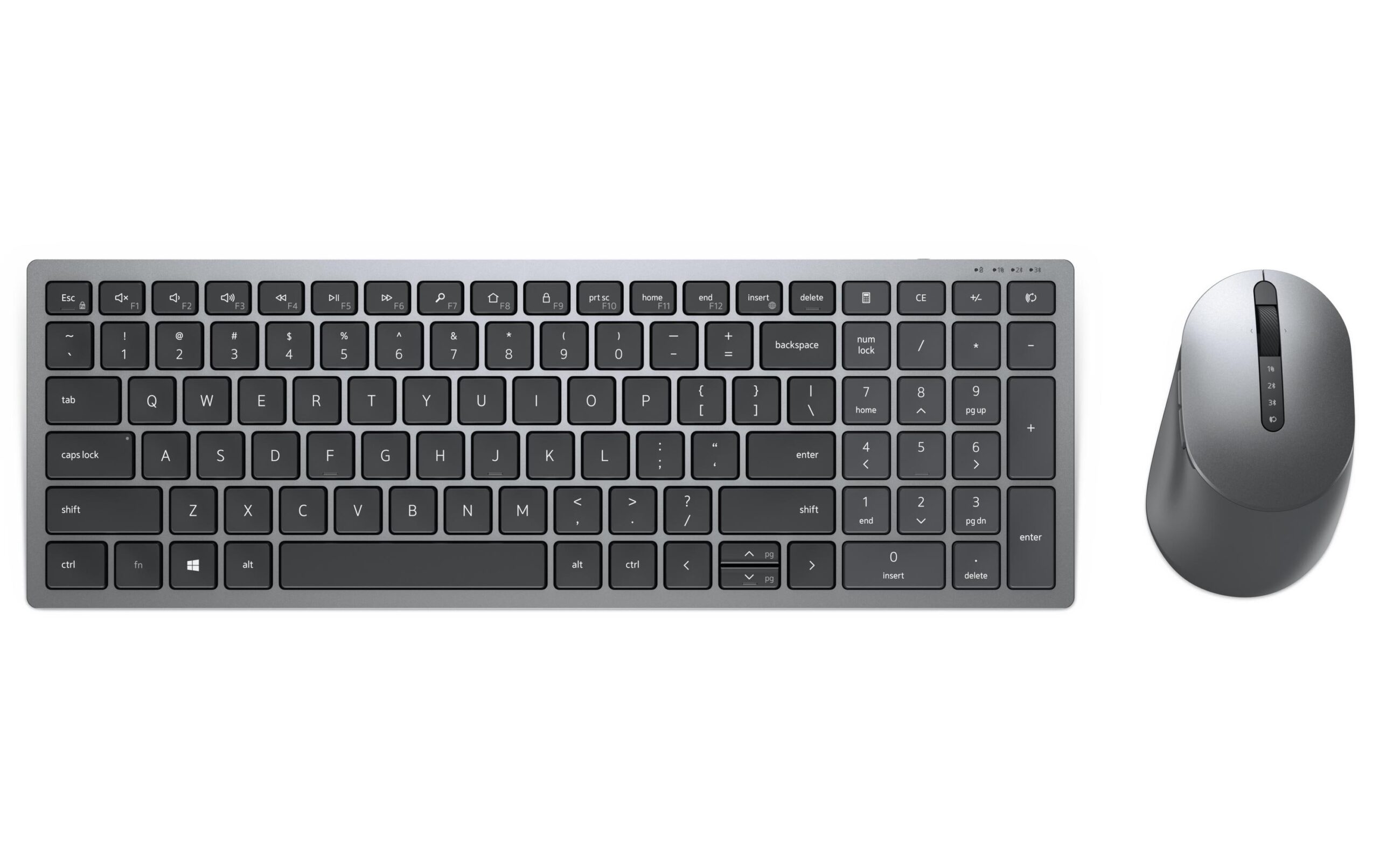 1184642 - Mediatech Dell KM7120W Multi-Devise Keyboard & Maus US-INT-Layout (QWERTY)