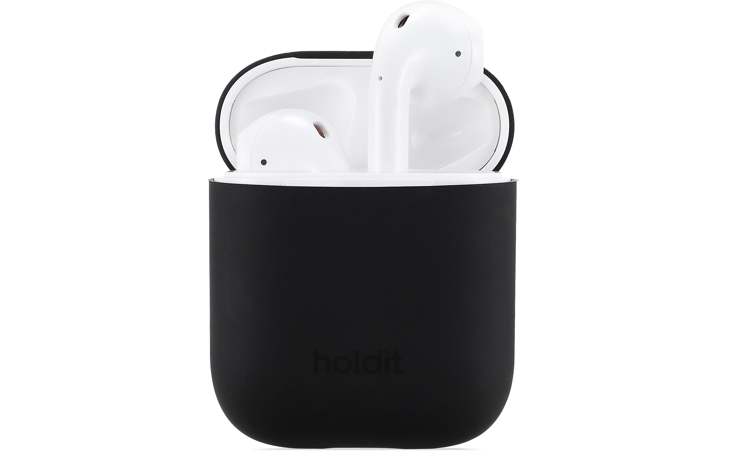 1184731 - Mediatech Holdit Silikon Airpods Case Black für Apple Airpods kaufen Schweiz | Mediatech.ch