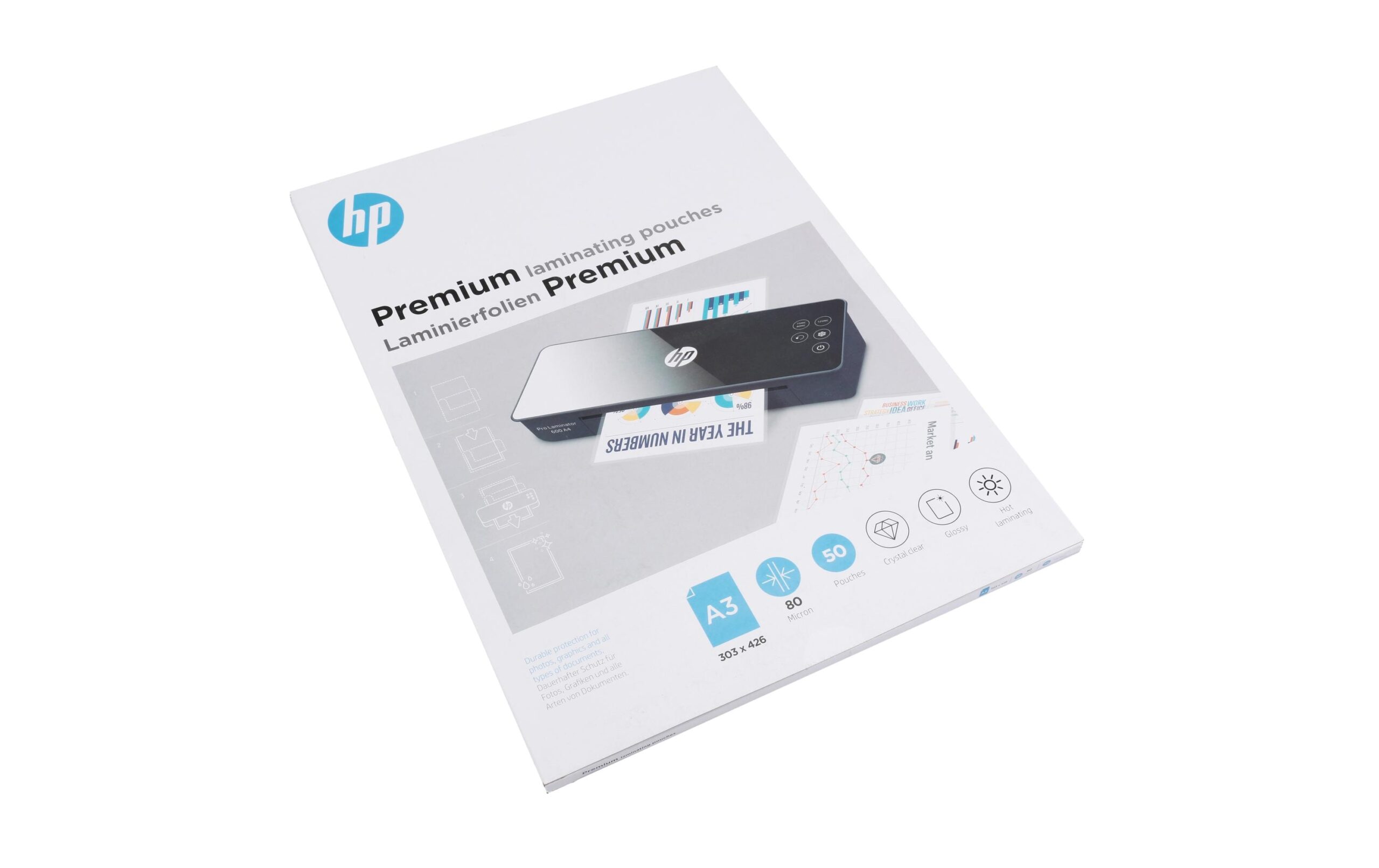 1186003 - Mediatech HP Inc. HP Premium Laminierfolien A3 80 Micron, Inhalt: 50 Stück kaufen | Mediatech.ch