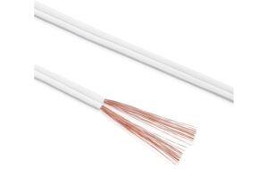 Sonero Lautsprecherkabel 0,75mm² CCA Weiss 10m