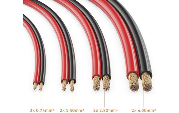 1186150_2 - Mediatech Sonero Lautsprecherkabel 1,50mm² CCA Rot/Schwarz 10m