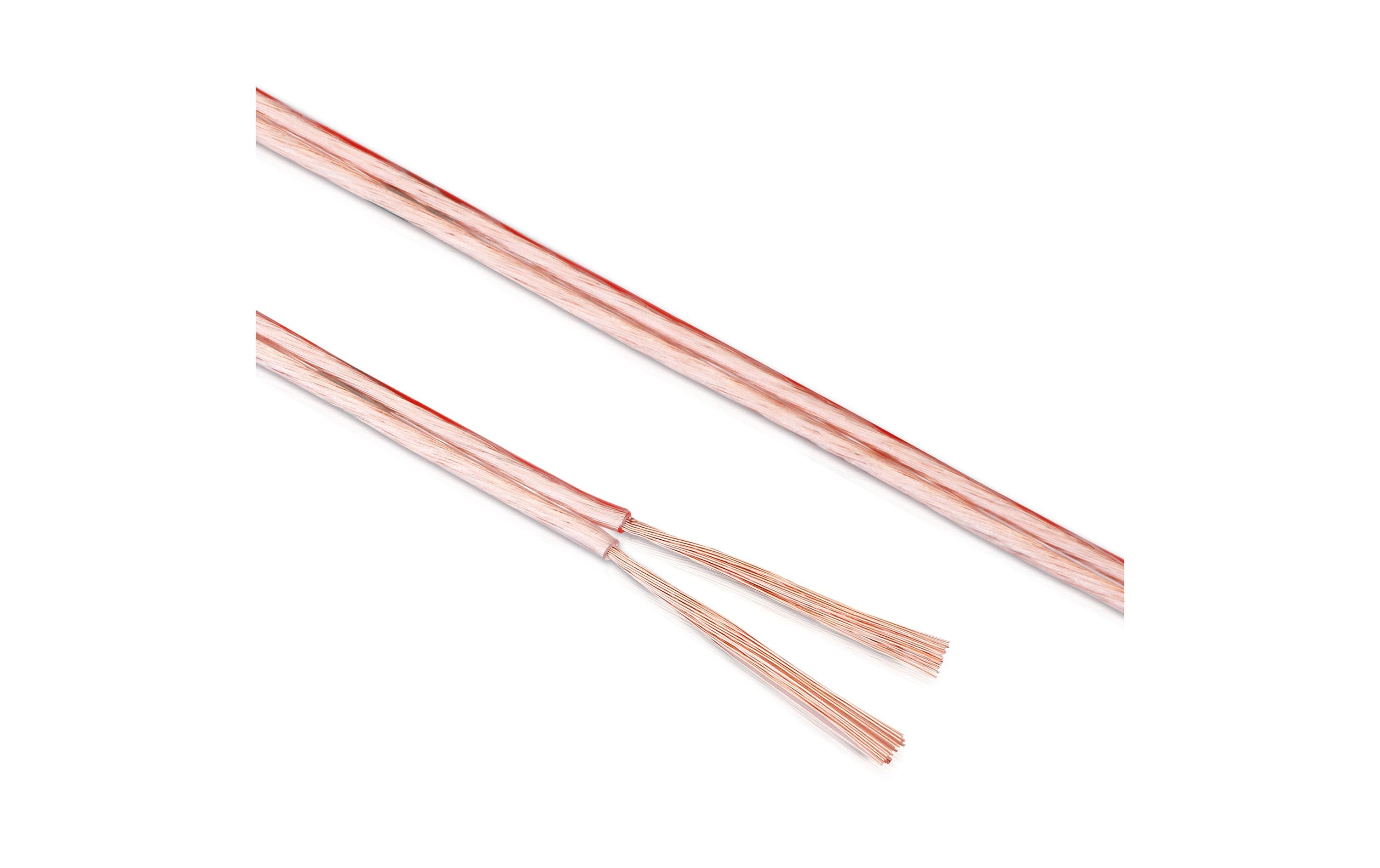 sonero, Lautsprecherkabel 1.50 mm² CCA 10 m Transparent 10m