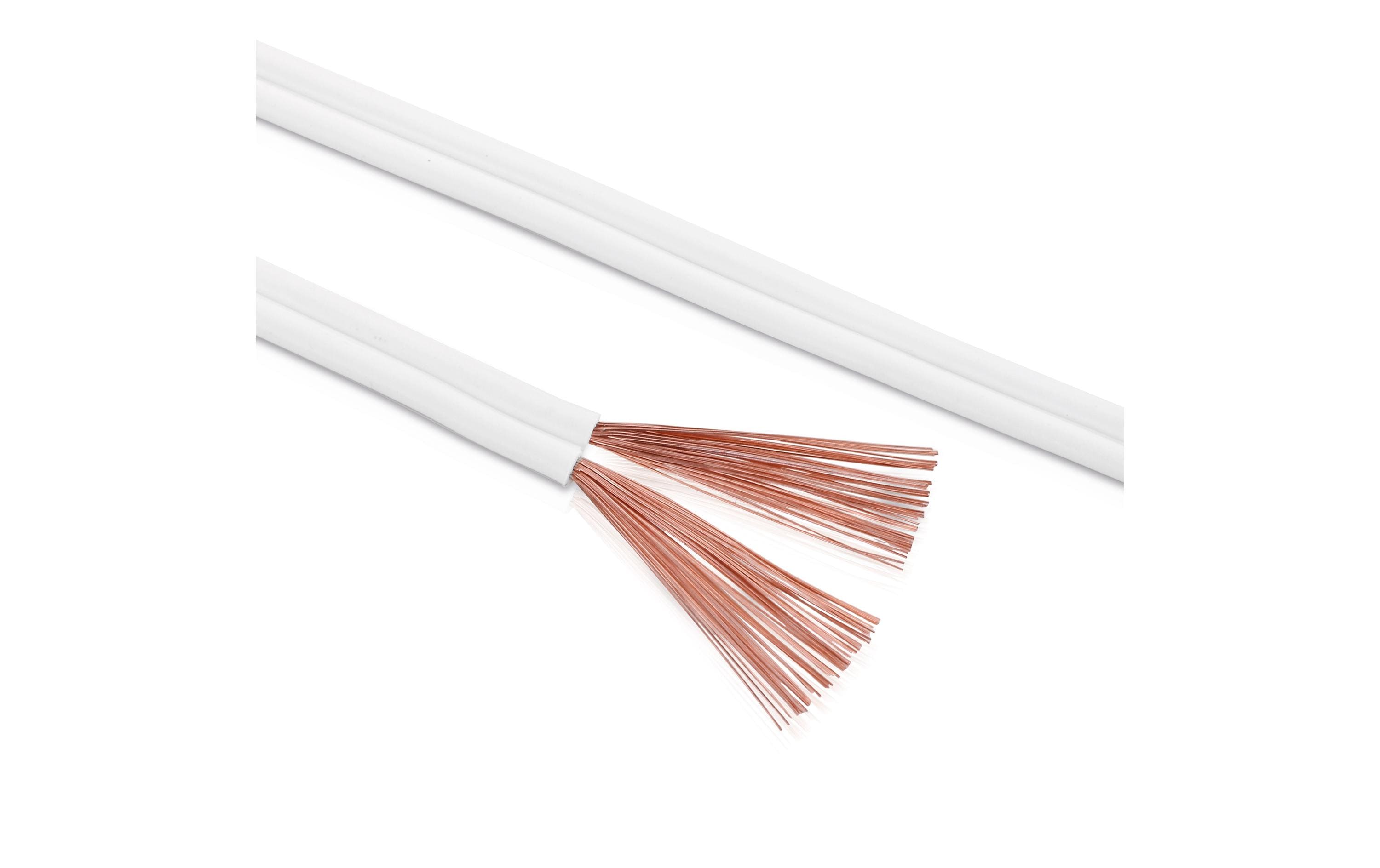 1186175 - Mediatech Sonero Lautsprecherkabel 2,50mm² CCA Weiss 10m