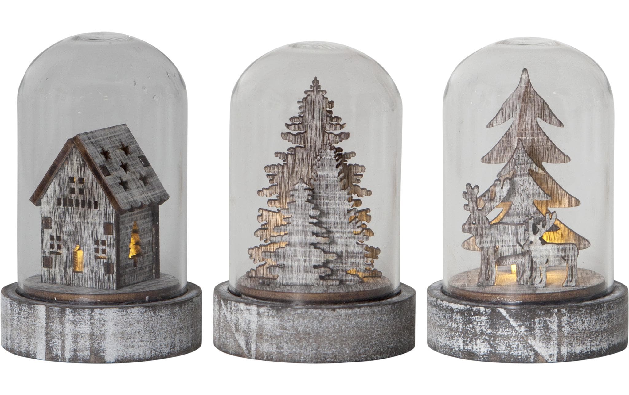 1187194 - Mediatech Star Trading Tischdekoration Kupol 5.5 cm x 8 cm x 5.5 cm, 3 LEDs, Indoor