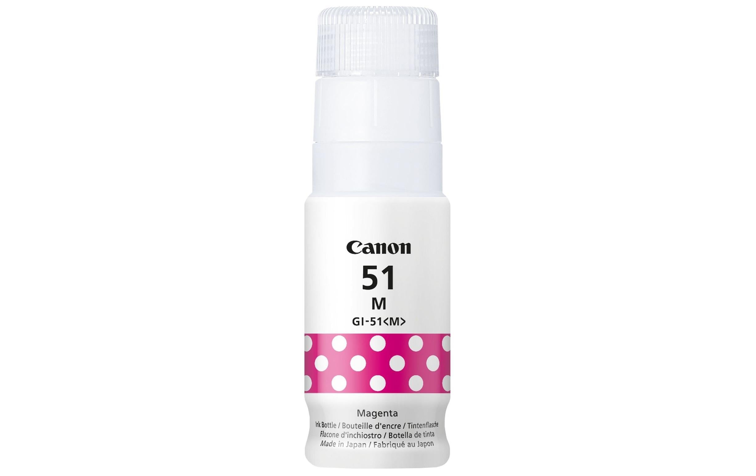 1187497 - Mediatech Tinte Canon GI 51 M, magenta 7.000 Seiten, 70 ml, zu G3560