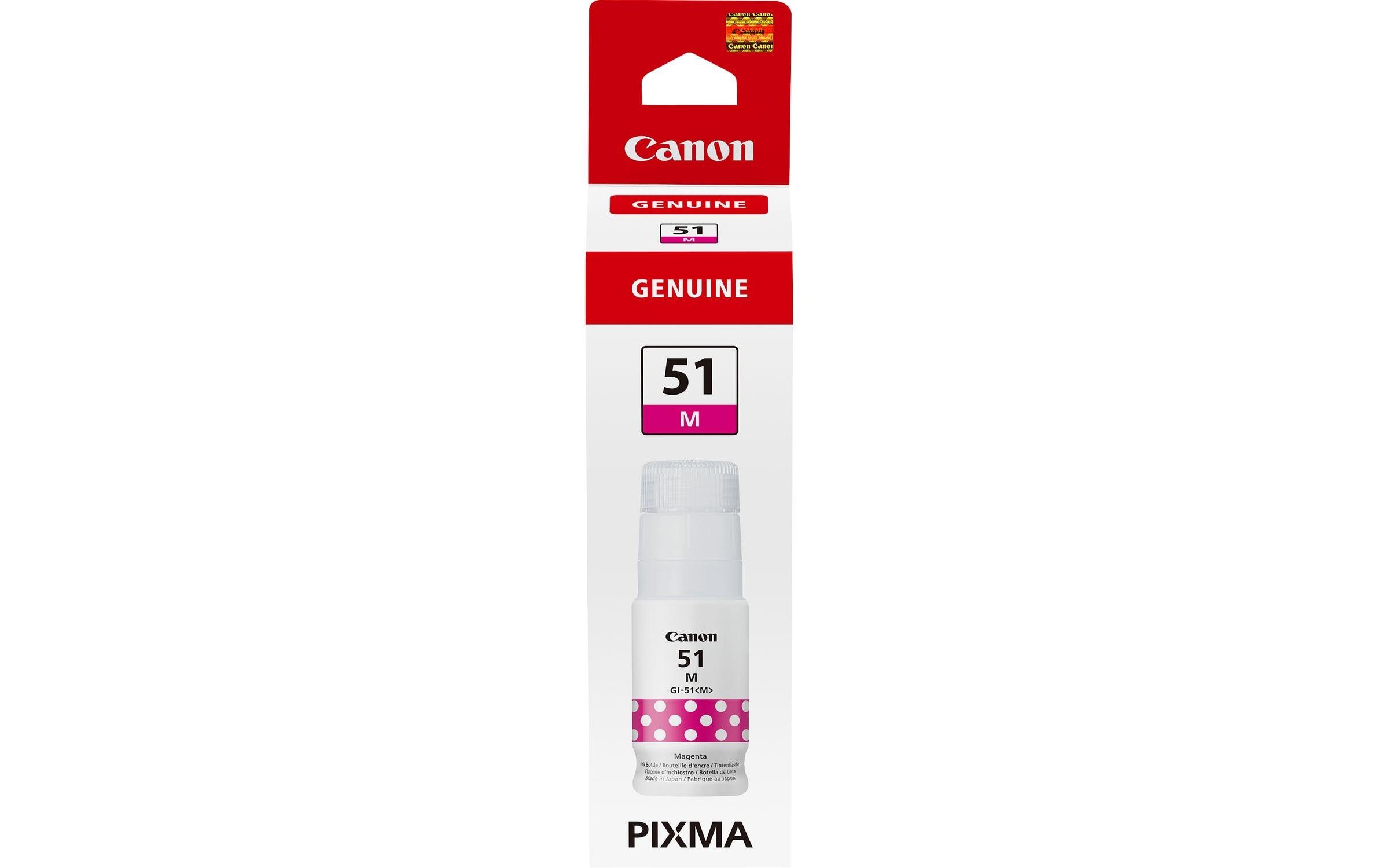 1187497_1 - Mediatech Tinte Canon GI 51 M, magenta 7.000 Seiten, 70 ml, zu G3560