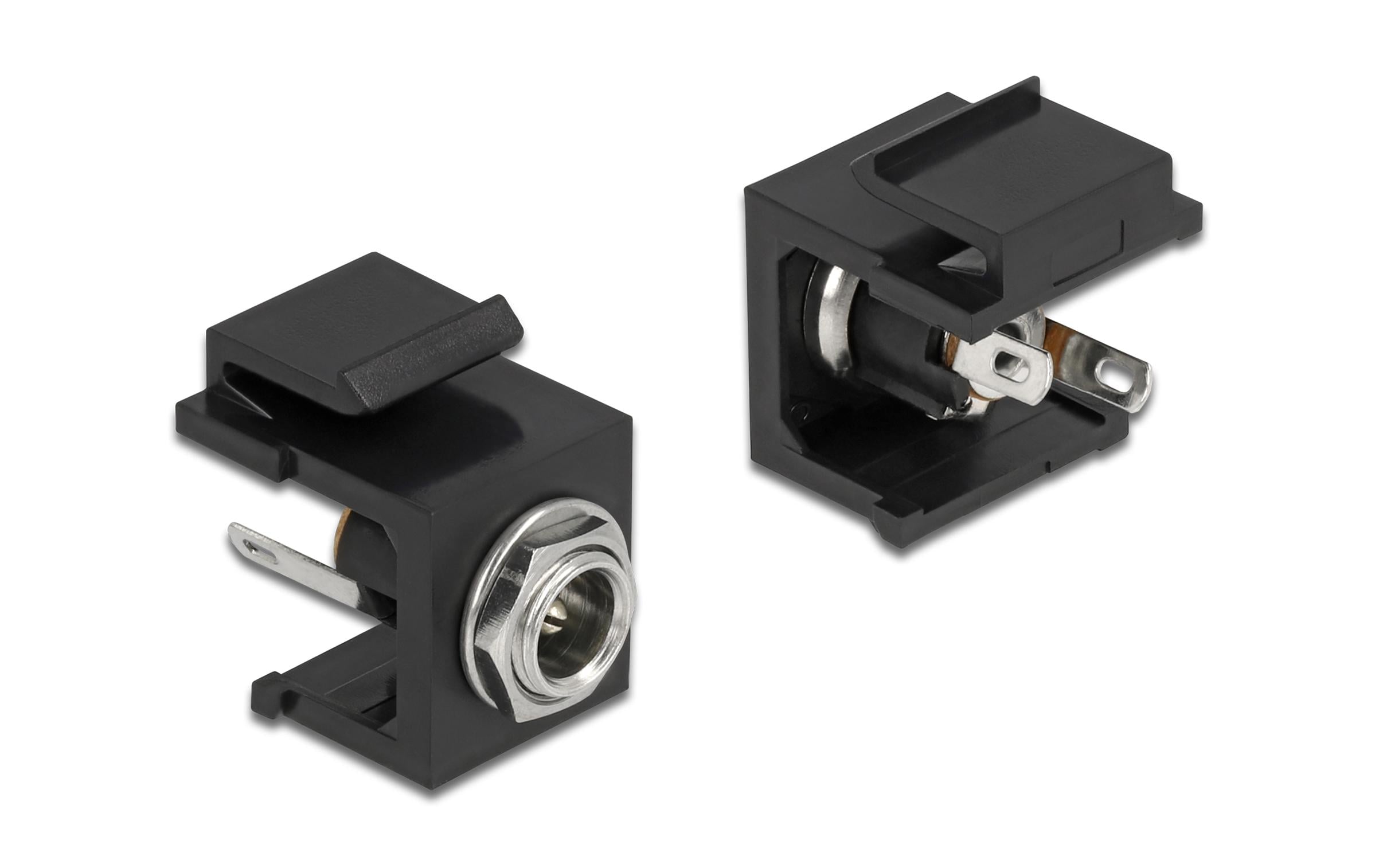 1192232 - Mediatech Delock Keystone DC 5.5 x 2.5 mm Buchse schwarz kaufen Schweiz | Mediatech.ch