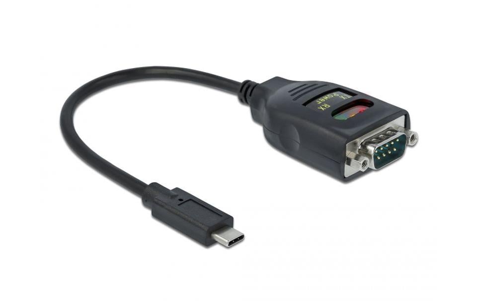 1192251 - Mediatech Delock Adapter USB-C-1x Seriell DB9 RS-232 mit 15 kV ESD Schutz kaufen Schweiz | Mediatech.ch