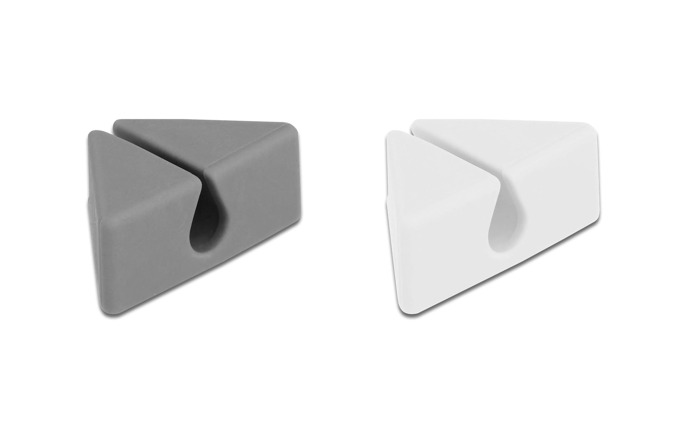 1195271 - Mediatech Delock Kabelhalter Dreieck Set 2 Stück Für einen Kabeldurchmesser bis 6 mm kaufen Schweiz | Mediatech.ch