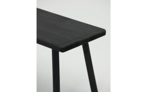 House Doctor Sitzbank Nadi Schwarz,L:81cm,B:38 cm,H:43cm
