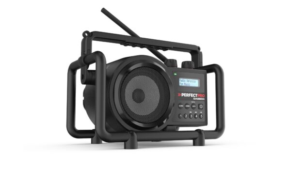 1200197_4 - Mediatech PERFECTPRO DABBOX, DAB+ Baustellenradio Bluetooth, AUX In, IP54