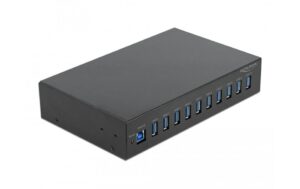 Delock externer USB 3.0 Hub 10-Ports USB A und B