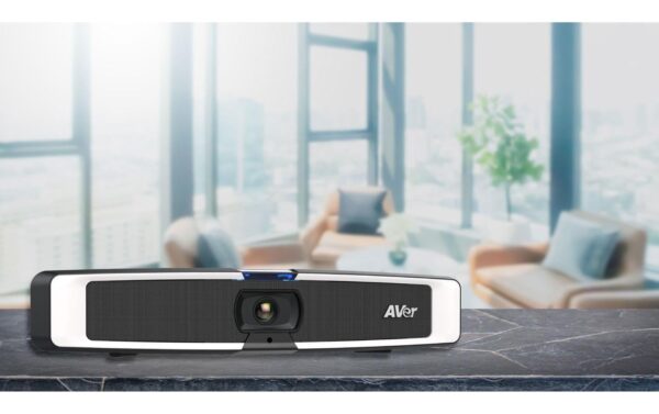 AVer VB130 Collaboration Bar 4K,USB video soundbar, FOV 120°, fill light