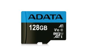 ADATA, microSDXC-Karte 128 GB Bis zu 100 MB/25 MB pro Sek, -25 bis 85 °C
