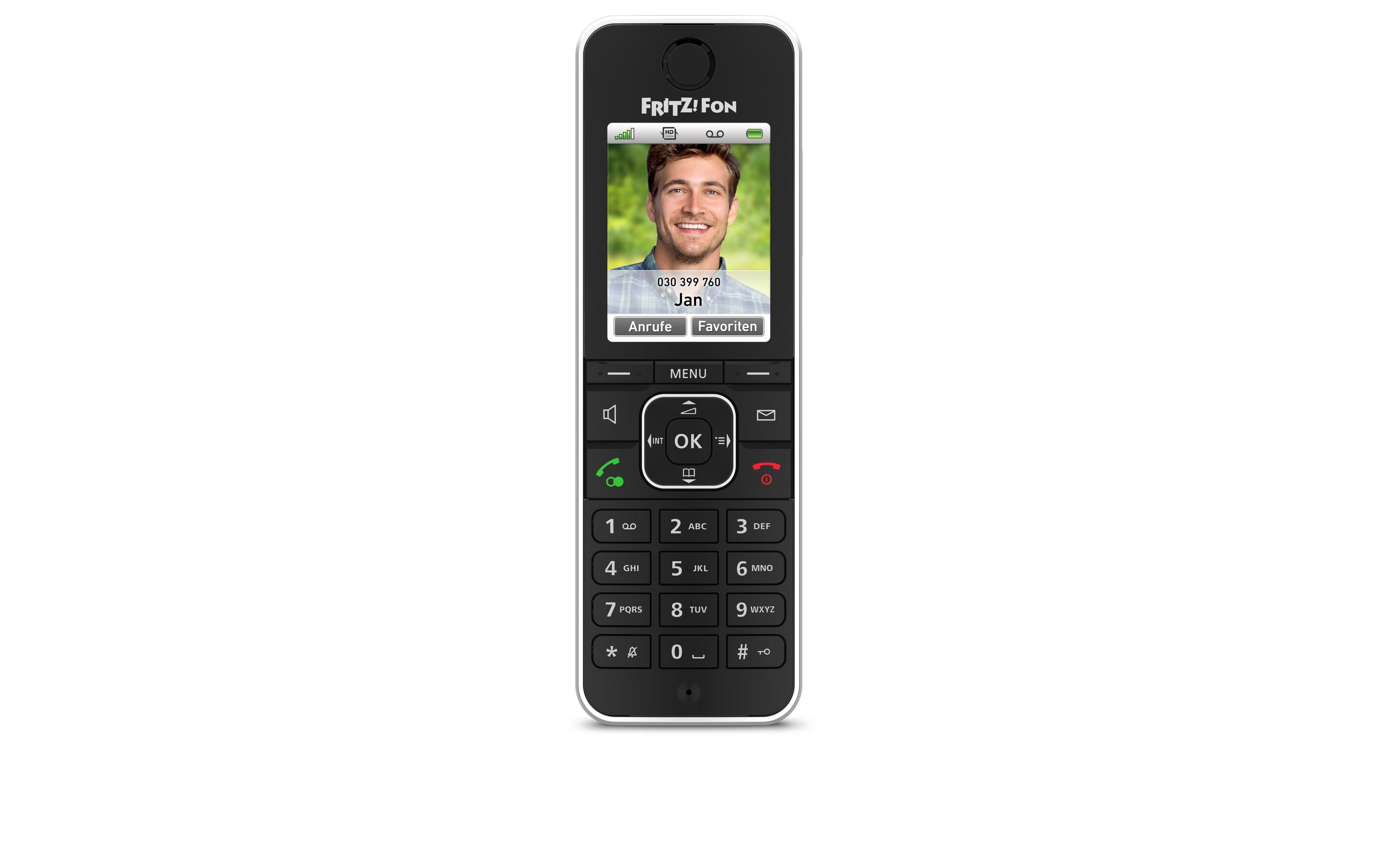 1210492_1 - Mediatech AVM FRITZ!Fon C6 black: DECT Funktelefon für Fritzbox oder DECT-Basisstation