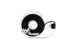 PatchSee ID-SCRATCH Klettband Dispender Box 2m, Dark Black