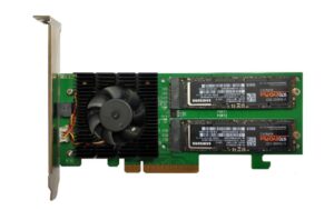 1211957_1 - Mediatech Highpoint SSD7202 RAID-Kontroller, LP 2x M.2 NVMEx4v3, PCI-Ex8, bootable,RAID 0,1