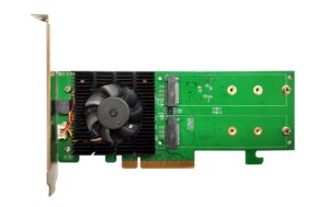 1211957_2 - Mediatech Highpoint SSD7202 RAID-Kontroller, LP 2x M.2 NVMEx4v3, PCI-Ex8, bootable,RAID 0,1