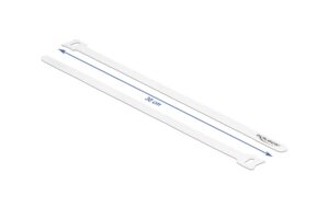 Delock Klett-Kabelbinder 300x12mm 10 Stück, Weiss
