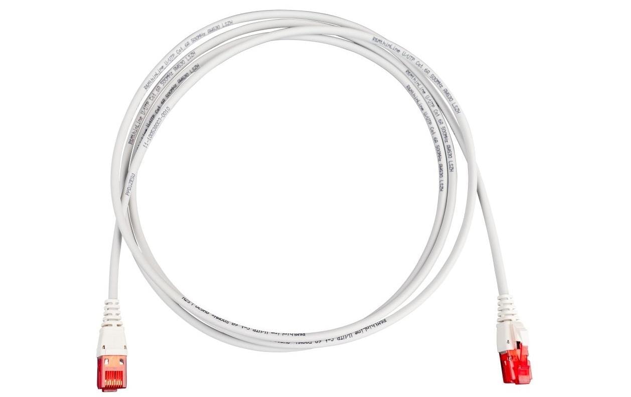 1215615 - Mediatech R&M R+M Thin-Line Patchkabel U/UTP Kat.6A, 7.5m LSZH Mantel grau kaufen | Mediatech.ch