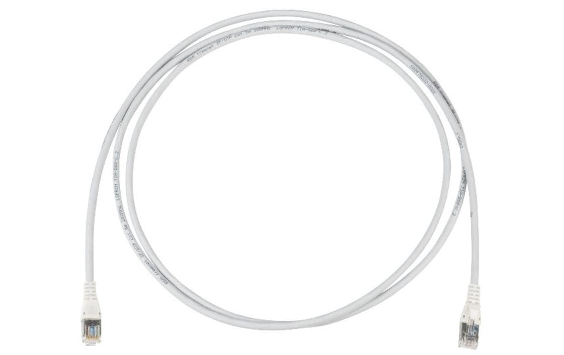 1215626 - Mediatech R+M Patchkabel SF/UTP Kat.5e, 1.5m LSFRZH Mantel grau