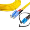 1215856 - Mediatech Lightwin LWL HQ Duplex Patchkabel, LSH, 1m Singlemode OS2, E2000-LC kompatibel