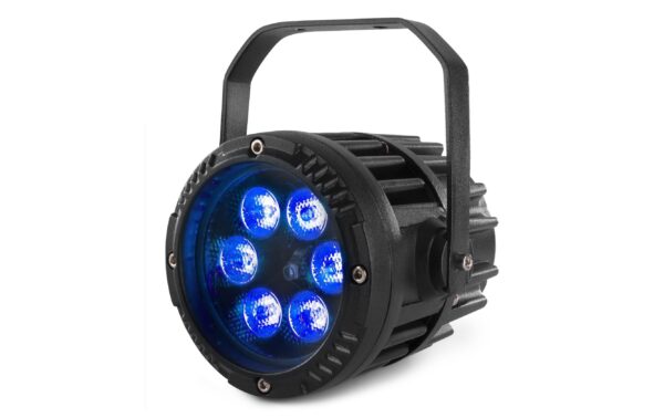 BeamZ BWA63 AluPar IP65 LED-Scheinwerfer, 6x 3W 3-in-1 LEDs, IP65