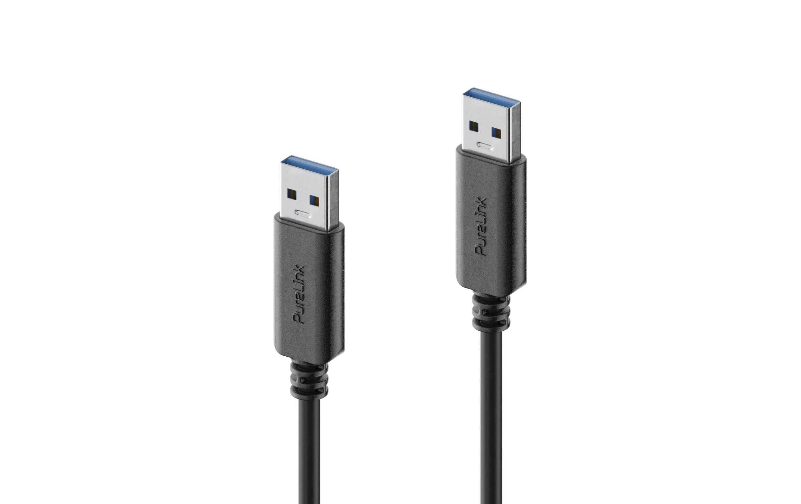 1217679 - Mediatech PureLink USB3.1 Gen1 USB-A-A, 2m, Schwarz 5Gbps, 3A, iSeries Premium Kabel