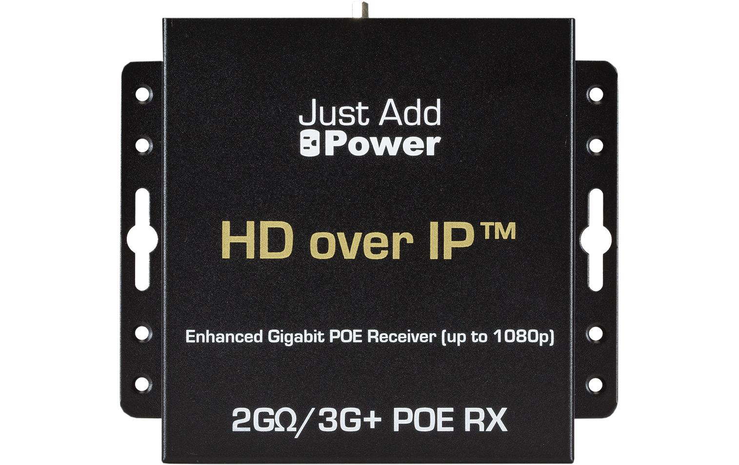 Just Add Power JP-OM-515POE IP Receiver, HDMI, PoE, USB, Audio, 2K